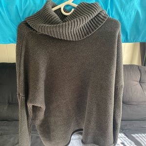 XL Grey Turtleneck Sweater
